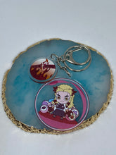 Load image into Gallery viewer, DEMON 👺🥷 SLAYER BUBBLE KEYCHAIN