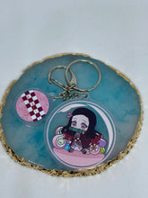 Load image into Gallery viewer, DEMON 👺🥷 SLAYER BUBBLE KEYCHAIN