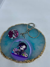 Load image into Gallery viewer, DEMON 👺🥷 SLAYER BUBBLE KEYCHAIN