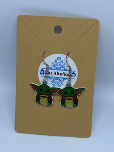 BABY YODA EARRINGS