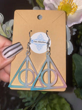 Load image into Gallery viewer, DEADTHLY HALLOWS SYMBOL EARRINGS
