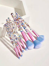 Load image into Gallery viewer, 7pcs GLITTER BRUSHES WITH BAG
