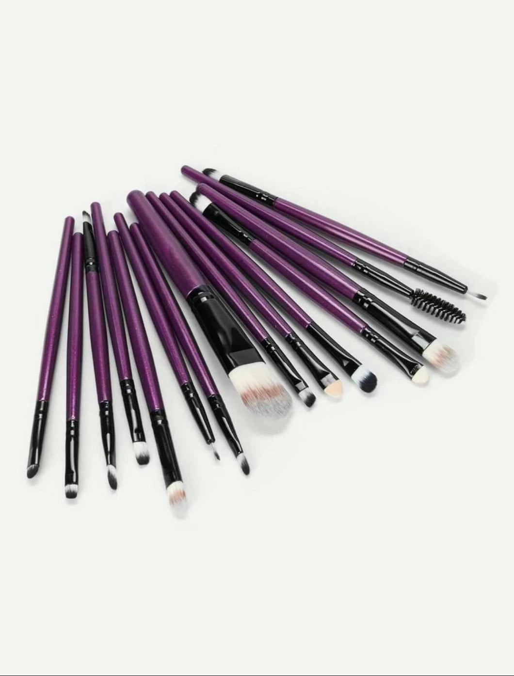 15pcs MAKEUP BRUSHES