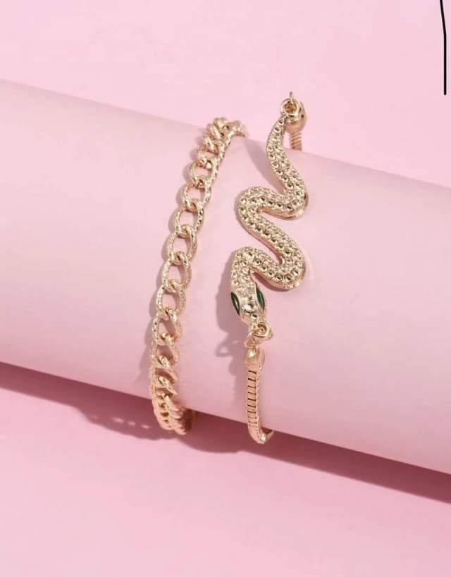 2PCS SNAKE BRACELET