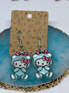 MY MELODY & HELLO KITTY EARRINGS