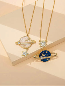 STAR ⭐️ PLANET 🪐 FRIENDSHIP NECKLACES